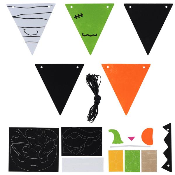 DIY Vimpelgirlander Halloween
