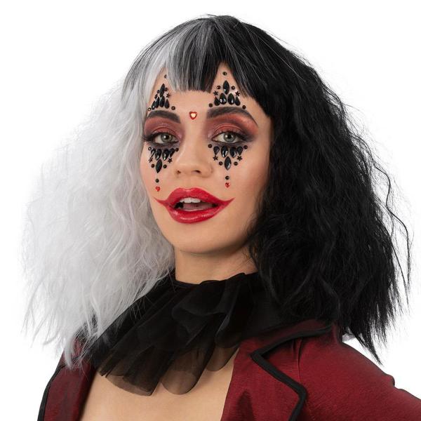 Klovn Ansiktssmykker Svart