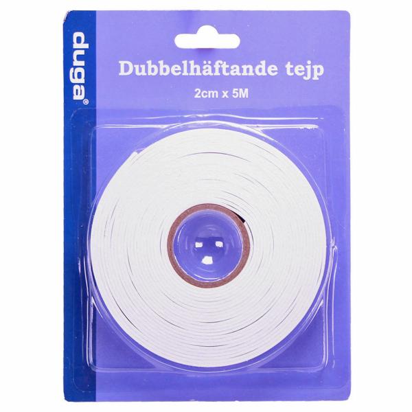 Dobbelsidede Festeputer Teip 5m
