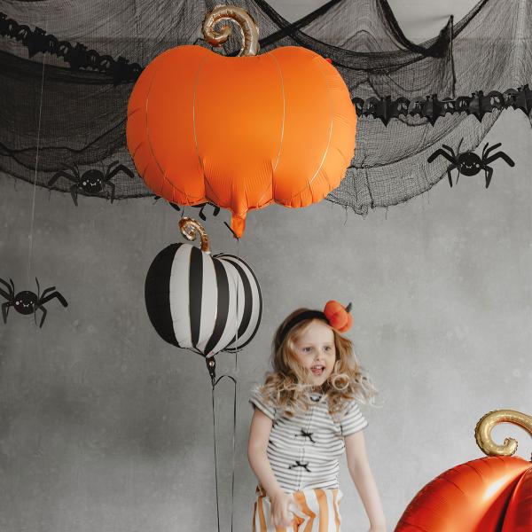 Folieballong Gresskar Oransje/Gull