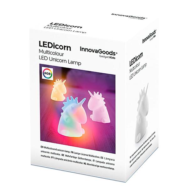 LED Enhjørningslampe