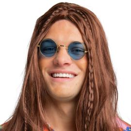 Runde Briller Hippie Blå