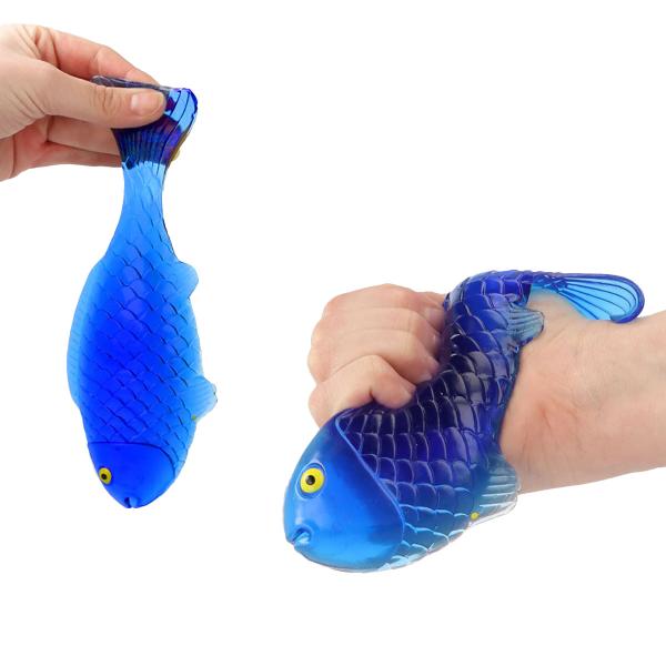 Klebrig og Stretchy Fisk Leke 17,6 cm