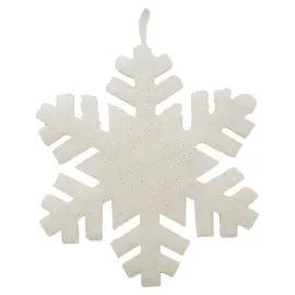 Hengende Pynt Snøfnugg Glitter 35 cm