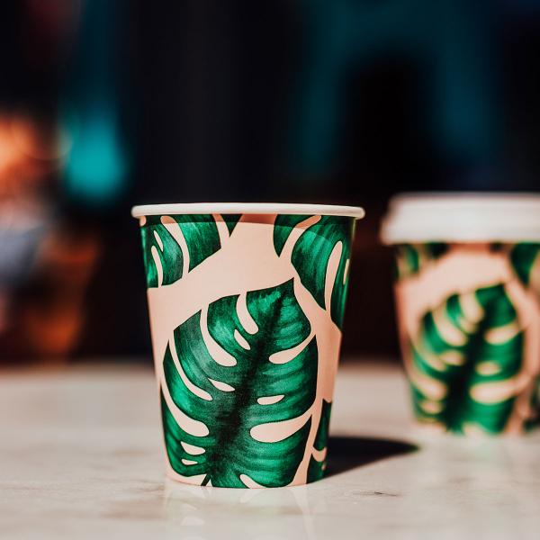 Pappkopper Monstera 23 cl 25-pakning