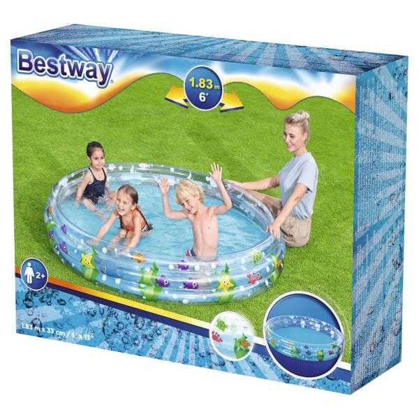 Bestway Oppblåsbart Barnebasseng Deep Dive