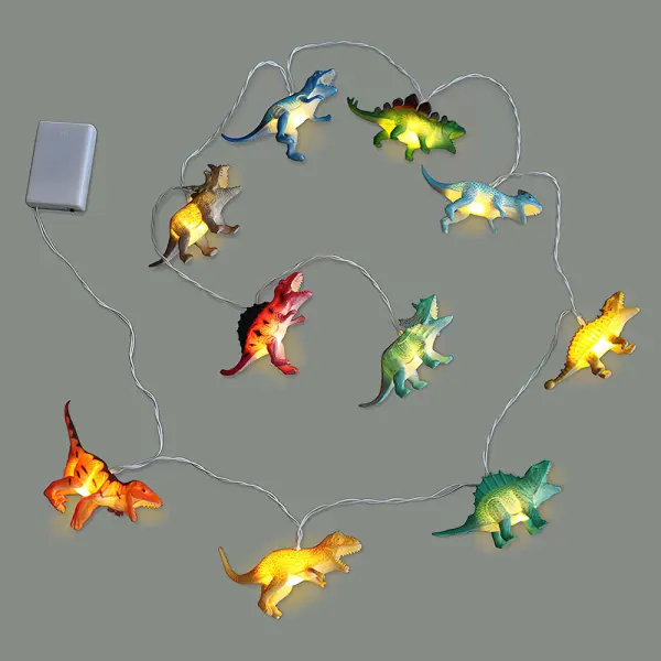 LED Lyslenke Dinosaurer