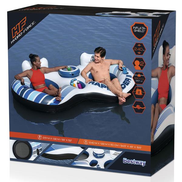 Oppblåsbar Badering Dobbel Rapid Rider II
