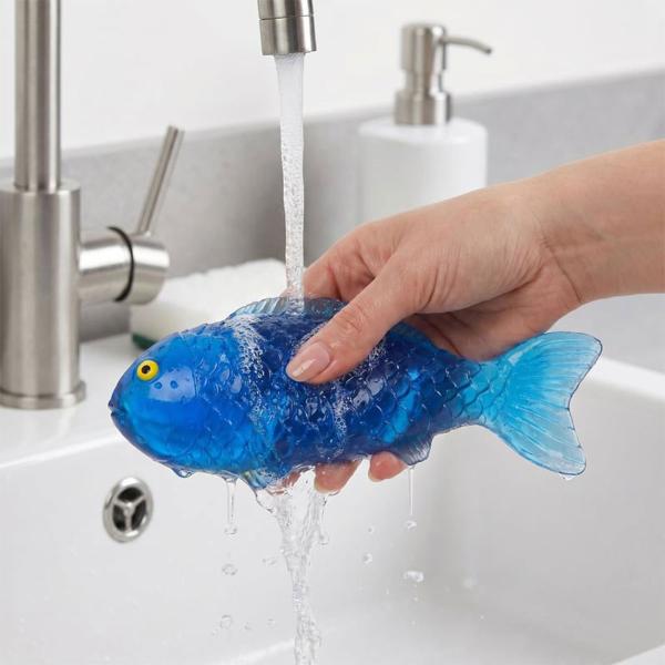 Klebrig og Stretchy Fisk Leke 17,6 cm