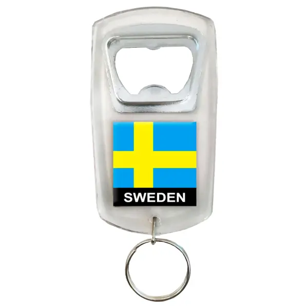 Flaskeåpner Nøkkelring Sweden