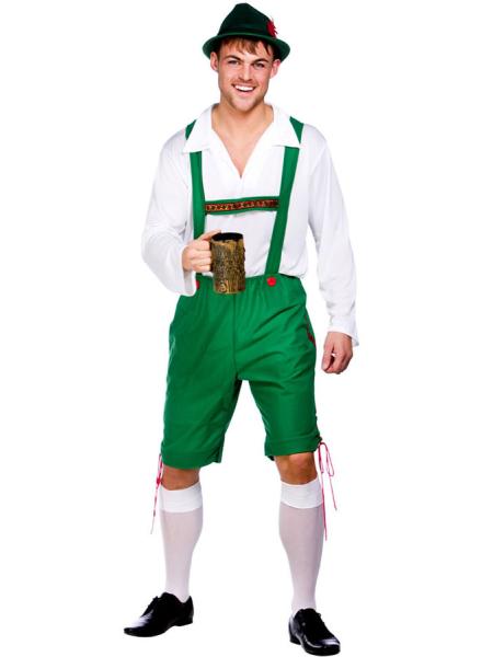 Lederhosen Grønt Kostyme