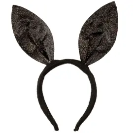 Kanin&oslash;rer H&aring;rb&oslash;yle Glitter Svart