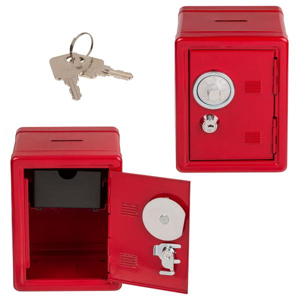 Sparebøsse Pengeskap 12 x 10 x 16 cm