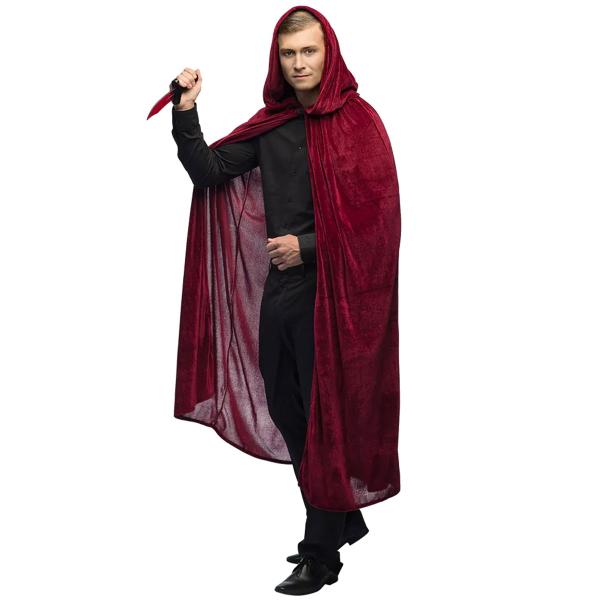 Kappe med Hette Bordeaux