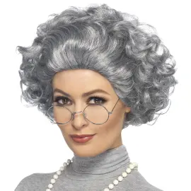 Tante Parykksett Grå