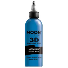 Moon Glow Neon UV Tekstilfarge Bl&aring; 125 ml