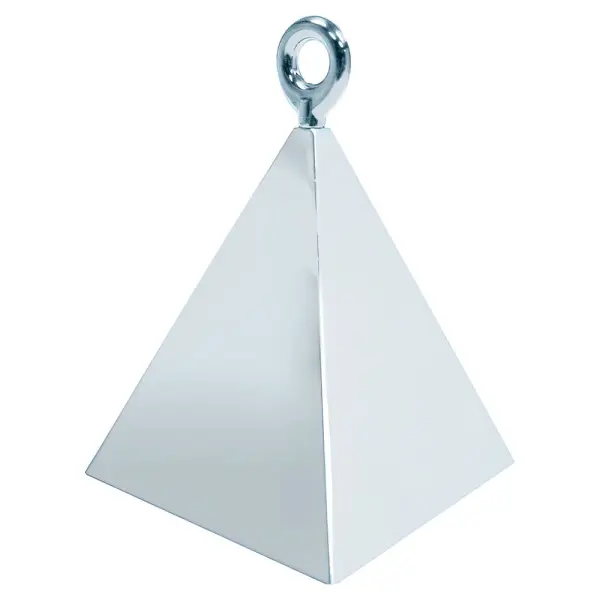 Ballongvekt Pyramide Sølv