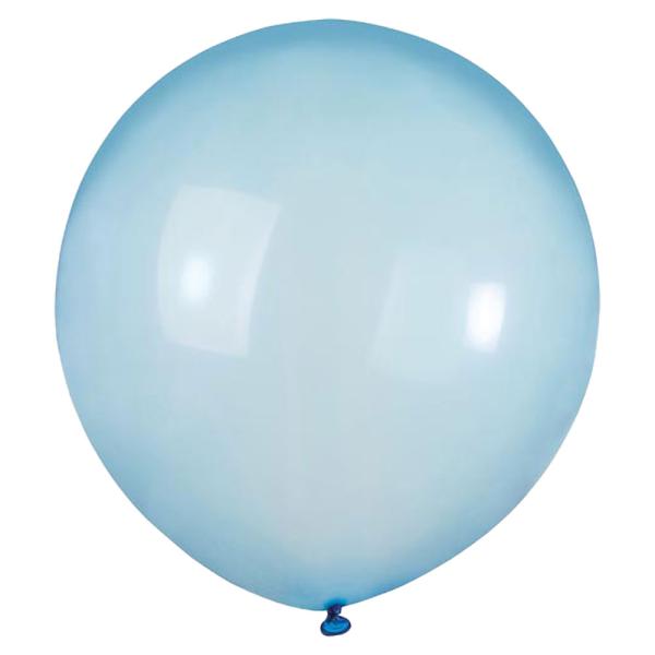 Store Runde Blå Rainbow Crystal Ballonger