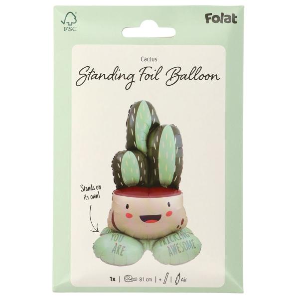 Stående Folieballong Kaktus