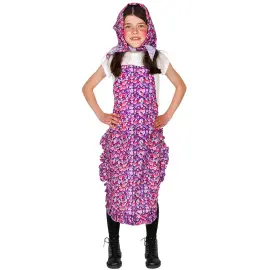 P&aring;skeheks Blomstrete Barn Kostyme 128/140 cm