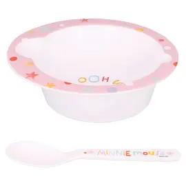 Minni Mus Sk&aring;l med Skje