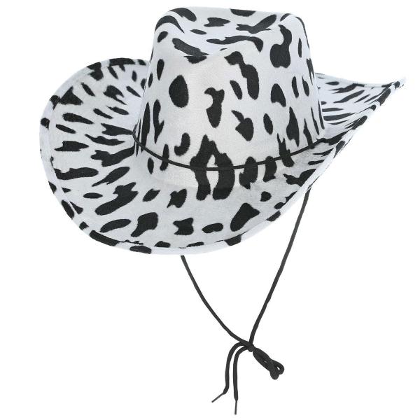 Cowboyhatt med Kumønster