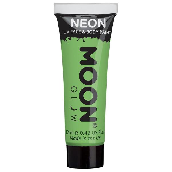 Moon Glow Pastell Neon UV Kropps- & Ansiktsfarge Pastell Grønn