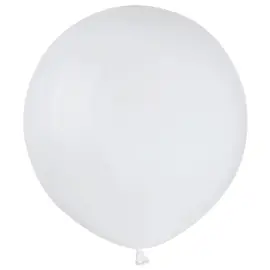 Store Runde Hvite Ballonger