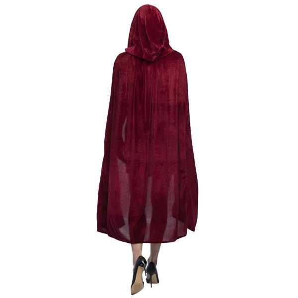 Kappe med Hette Bordeaux