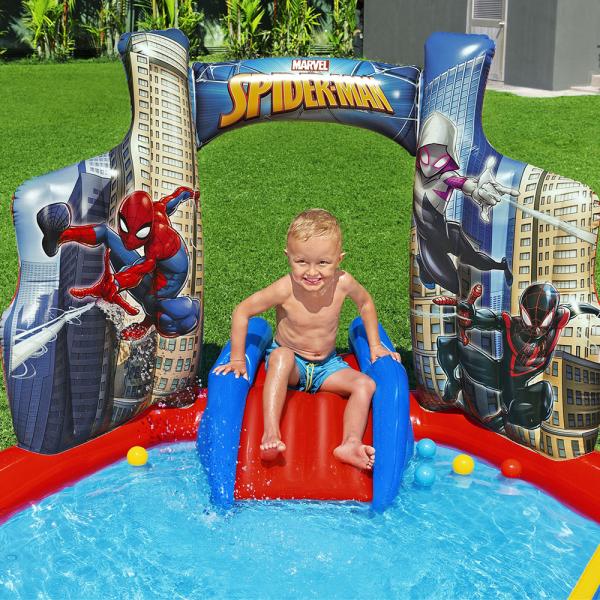 Oppblåsbar Plaskebasseng Spiderman Park