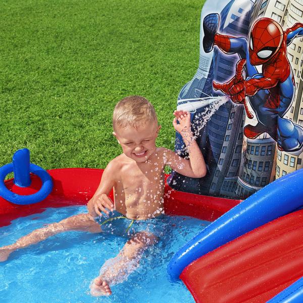 Oppblåsbar Plaskebasseng Spiderman Park