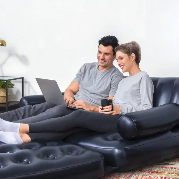 Oppblåsbar Sofa 5-In-1 med Luftpumpe Multi-Max