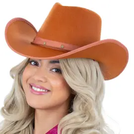 Cowboyhatt Oransjebrun