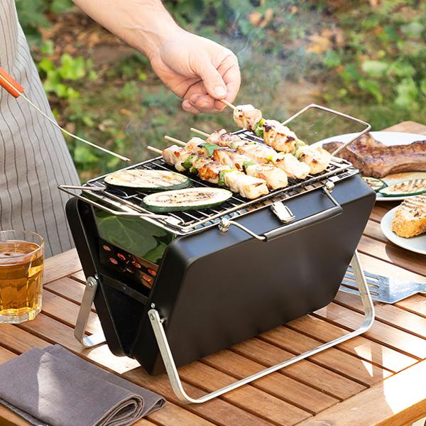 Bærbar og Sammenleggbar Kullgrill
