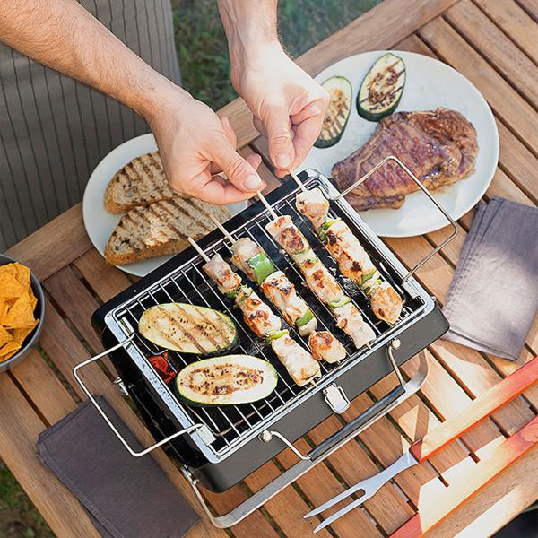 Bærbar og Sammenleggbar Kullgrill