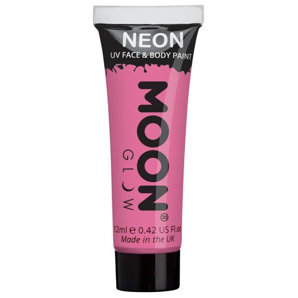 Moon Glow Pastell Neon UV Kropps- & Ansiktsfarge Pastell Rosa