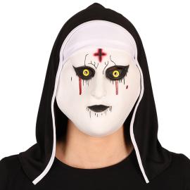 Latexmaske Skummel Nonne