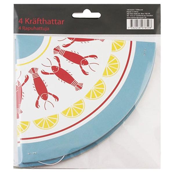 Krepselag Hatter Blå