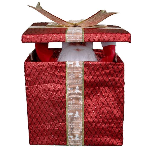 Gaveeske med Animert Julenisse