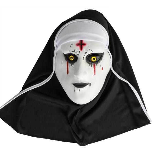 Latexmaske Skummel Nonne