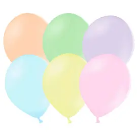 Sm&aring; Latexballonger Lys Pastell Mix 100-pakning
