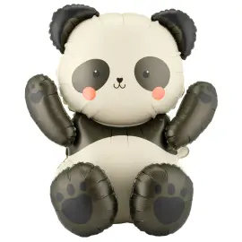 Folieballong Sittende Panda 68 x 72 cm