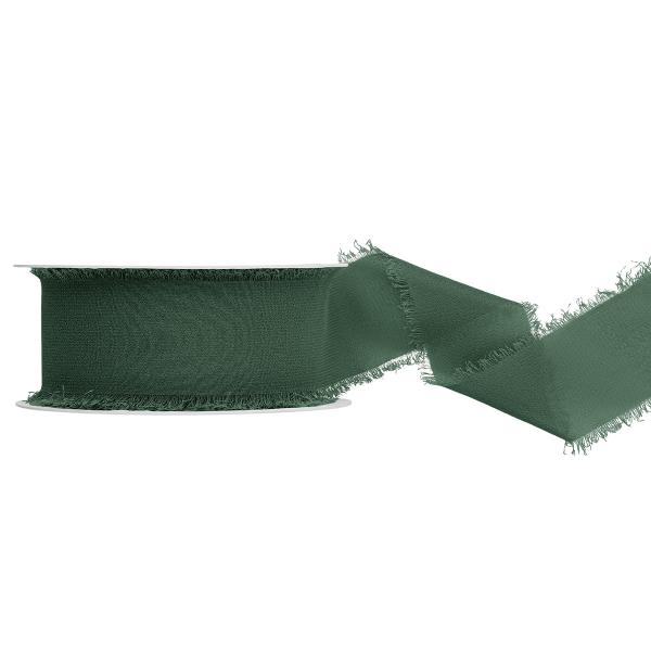 Chiffonbånd Flaskegrønn 40 mm