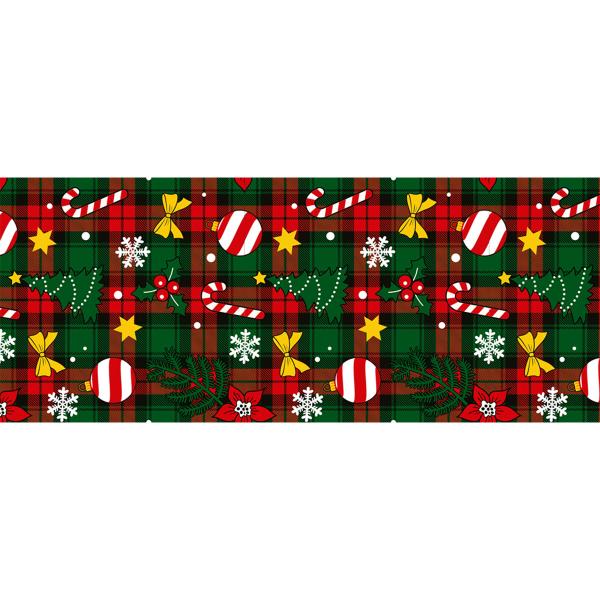 Juleløper med Rutemønster