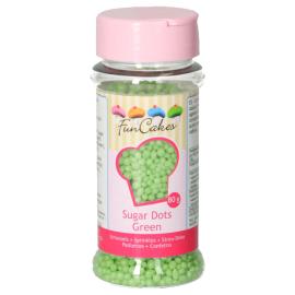 Strøssel Sugar Dots Grønn