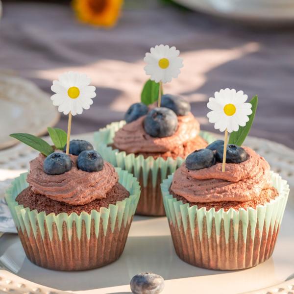 Cocktailpinner Tre Daisys 10-pakning