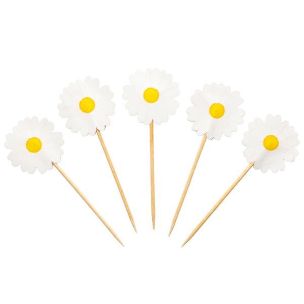 Cocktailpinner Tre Daisys 10-pakning