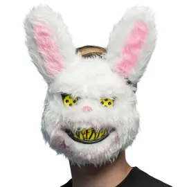 Plysjmaske Skummel Kanin