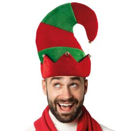 Stripete Nisselue med Bjelle