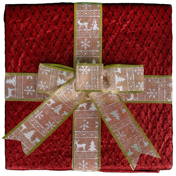 Gaveeske med Animert Julenisse